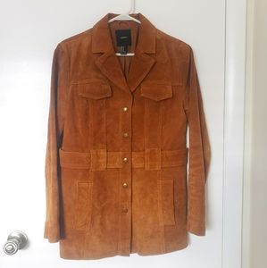 Forever 21 Black Label Suede Leather Jacket